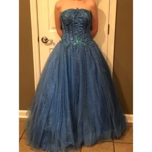 Blue Cinderella Gown